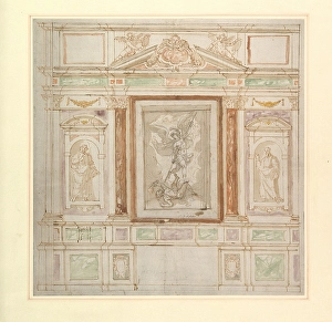 Architectural Design Monumental Altar Composition Architectural Design Monumental Altar Composition