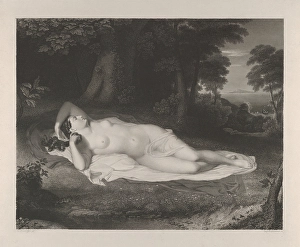 Ariadne 1834 Engraving fifth state eight plate Ariadne 1834 Engraving fifth state eight plate