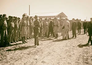 Arrival Palestine Mr Anthony Eden Eden talking Arrival Palestine Mr Anthony Eden Eden talking