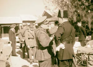 Arrival Palestine Mr Anthony Eden Gen Barker Arrival Palestine Mr Anthony Eden Gen Barker