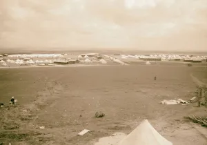 Arrival Palestine Mr Anthony Eden General view Arrival Palestine Mr Anthony Eden General view