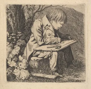 Artist Hoffman 1815 Etching fourth state plate 3 11/16 x 13/16 Artist Hoffman 1815 Etching fourth state plate 3 11/16 x 13/16