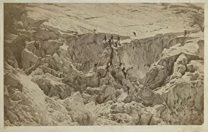 Bisson Frères Gallery: Ascent Mont Blanc Bisson Freres French active 1840