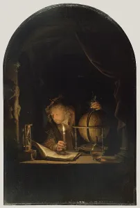 Astronomer Candlelight Gerrit Dou Dutch 1613 Astronomer Candlelight Gerrit Dou Dutch 1613