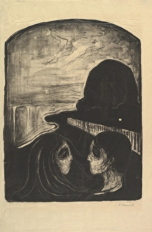 Attraction I 1896 Lithograph tusche crayon scraper Attraction I 1896 Lithograph tusche crayon scraper