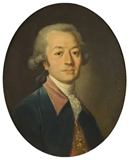 Attributed Jean-Baptiste Greuze Portrait Man Attributed Jean-Baptiste Greuze Portrait Man