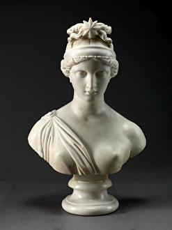Aurora Inscribed on supporting column on back of bust: OPVS | ROMAE Signed Aurora Inscribed on supporting column on back of bust: OPVS | ROMAE Signed