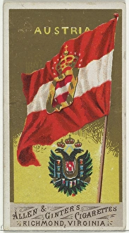 Austria Flags Nations Series 1 N9 Allen & Ginter Cigarettes Brands Austria Flags Nations Series 1 N9 Allen & Ginter Cigarettes Brands