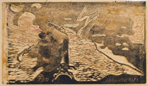 Auti Te Pape 1893-94 Woodcut printed color Auti Te Pape 1893-94 Woodcut printed color
