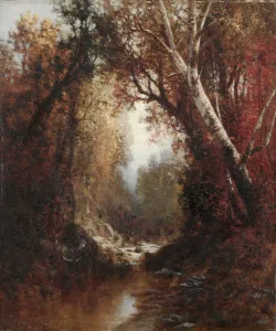 Autumn Scene Adirondacks 1877 William Hart American Autumn Scene Adirondacks 1877 William Hart American