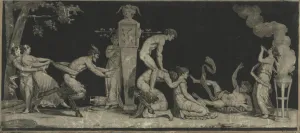 Bacchanal Game Leap Frog 1785 Laurent Guyot French Bacchanal Game Leap Frog 1785 Laurent Guyot French