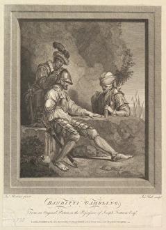 Banditti Gambling November 9 1780 Engraving Sheet Banditti Gambling November 9 1780 Engraving Sheet