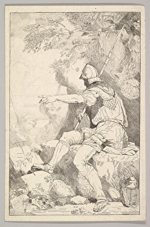 Banditti Taking Post late 18th century Etching Banditti Taking Post late 18th century Etching