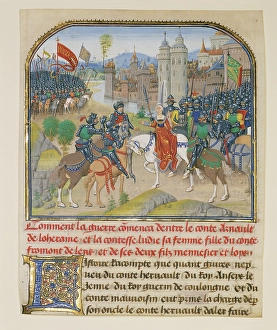 The Battle Between Arnault de Lorraine and His Wife Lydia The Battle Between Arnault de Lorraine and His Wife Lydia