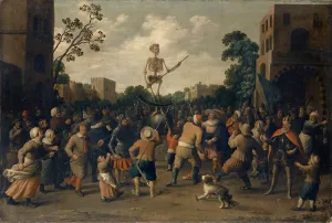 battle death 1625 oil canvas 69 x 102 cm Signed battle death 1625 oil canvas 69 x 102 cm Signed