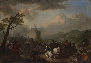 Battle Scene 1671 Oil canvas 44 3/8 x 63 1/4 Battle Scene 1671 Oil canvas 44 3/8 x 63 1/4