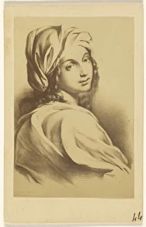 Beatrice Cenci copy painting Goupil & Cie. French Beatrice Cenci copy painting Goupil & Cie. French