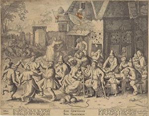 Beggars, print maker: Pieter Serwouters, David Vinckboons, Carel Allard, 1673 - 1709 Beggars, print maker: Pieter Serwouters, David Vinckboons, Carel Allard, 1673 - 1709