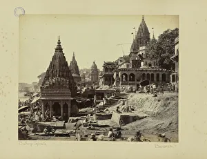 Benares Vishnu Pud Temples Burning Ghat Samuel Bourne Benares Vishnu Pud Temples Burning Ghat Samuel Bourne