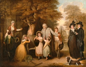The Benevolent Heir or the Tenant Restored to his Family, William Redmore Bigg, 1755-1828 The Benevolent Heir or the Tenant Restored to his Family, William Redmore Bigg, 1755-1828