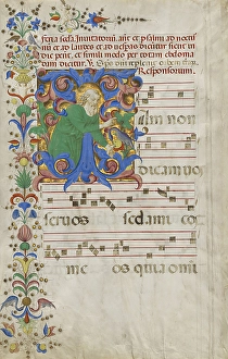 Bifolium antiphonal Francesco di Antonio del Bifolium antiphonal Francesco di Antonio del