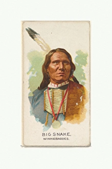 Big Snake Winnebagoes American Indian Chiefs series Big Snake Winnebagoes American Indian Chiefs series