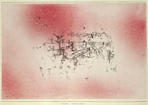 Bird Landscape 1925 Watercolor transferred printing ink Bird Landscape 1925 Watercolor transferred printing ink