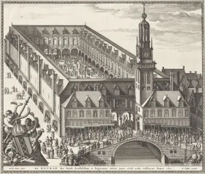 Birds eye view Stock Exchange Hendrik de Keyser Birds eye view Stock Exchange Hendrik de Keyser