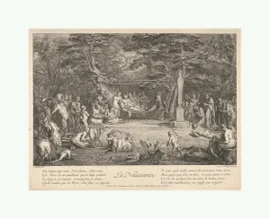 Birth La Naissance forest new mother resting Birth La Naissance forest new mother resting