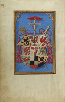 Blazon Cardinal Albrecht von Brandenburg Simon Bening Blazon Cardinal Albrecht von Brandenburg Simon Bening