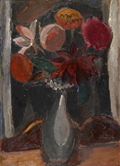 Bouquet foncA 1919 oil cardboard plywood 63 x 45 cm Bouquet foncA 1919 oil cardboard plywood 63 x 45 cm