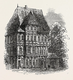 Brunswick: Old Houses Near the Cathedral, 1864 Brunswick: Old Houses Near the Cathedral, 1864