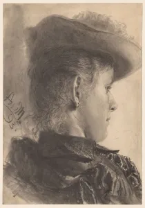 Bust Woman 1893 Adolph von Menzel German 1815-1905 Bust Woman 1893 Adolph von Menzel German 1815-1905