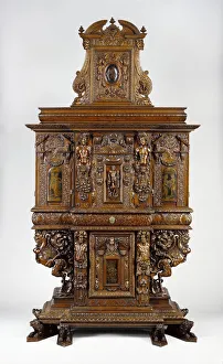 Cabinet Burgundy France 1580 minor additions Cabinet Burgundy France 1580 minor additions