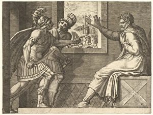 Caius Marius Prison two Cimbrian soldiers entering Caius Marius Prison two Cimbrian soldiers entering