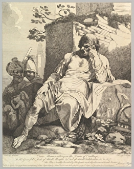 Caius Marius Ruins Carthage January 20 1782 Etching Caius Marius Ruins Carthage January 20 1782 Etching