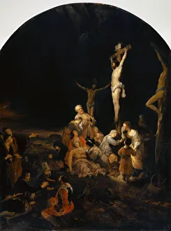 Calvary 1649 oil oak 119 x 90 cm signed dated lower right Calvary 1649 oil oak 119 x 90 cm signed dated lower right