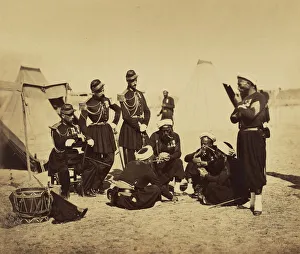 Camp de Chalons Zouaves de la Garde au Bivouac Camp de Chalons Zouaves de la Garde au Bivouac
