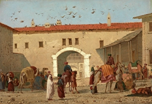 Caravanserai at Mylasa in Asia Minor Caravanserai at Mylasa, Turkey signed and dated 1845 Caravanserai at Mylasa in Asia Minor Caravanserai at Mylasa, Turkey signed and dated 1845