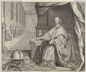 Cardinal Jules Mazarin Seated Within Gallery Cardinal Jules Mazarin Seated Within Gallery