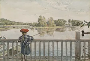 Carl Larsson Lisbeth Angling Home 26 watercolors Carl Larsson Lisbeth Angling Home 26 watercolors