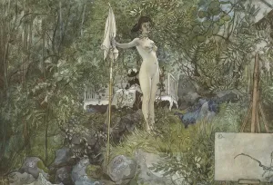Carl Larsson Open-Air Studio Home 26 watercolors Carl Larsson Open-Air Studio Home 26 watercolors