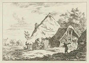 Cart for a farm, Carel Lodewijk Hansen, c. 1780 - 1840 Cart for a farm, Carel Lodewijk Hansen, c. 1780 - 1840