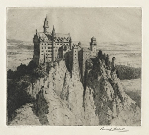 Castle Neuschwanstein late 1800s-early 1900s Castle Neuschwanstein late 1800s-early 1900s