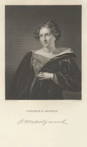 Catherine Maria Sedgwick 1832 Engraving plate Catherine Maria Sedgwick 1832 Engraving plate