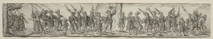 Cavaliers Theodor de Bry Flemish 1528-1598 Engraving Cavaliers Theodor de Bry Flemish 1528-1598 Engraving