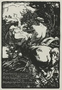 Centaur 1896 Auguste Louis Lepere French