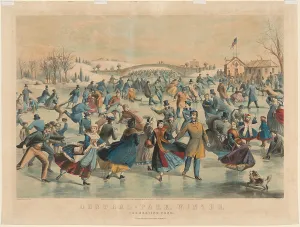 Central Park Winter Skating Pond James Merritt Ives Central Park Winter Skating Pond James Merritt Ives