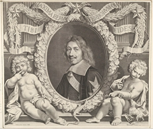 Chancelier Michel IV Le Tellier ca 1662 Engraving Chancelier Michel IV Le Tellier ca 1662 Engraving