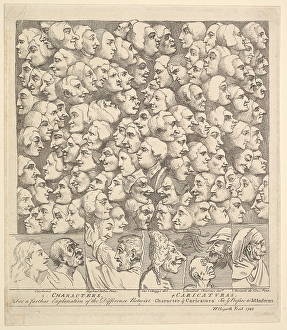 Characters Caricaturas April 1743 Etching second state Characters Caricaturas April 1743 Etching second state